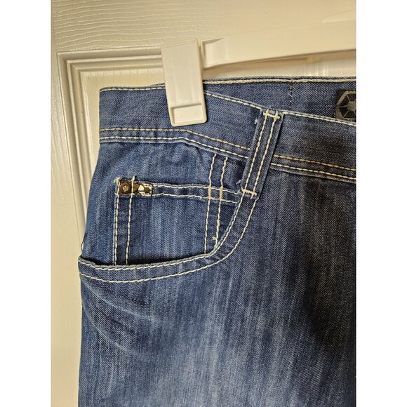 Vintage Y2K South Pole Denim Jeans 36x30 Hip Hop Thick Stitch Mens - Picture 6 of 11